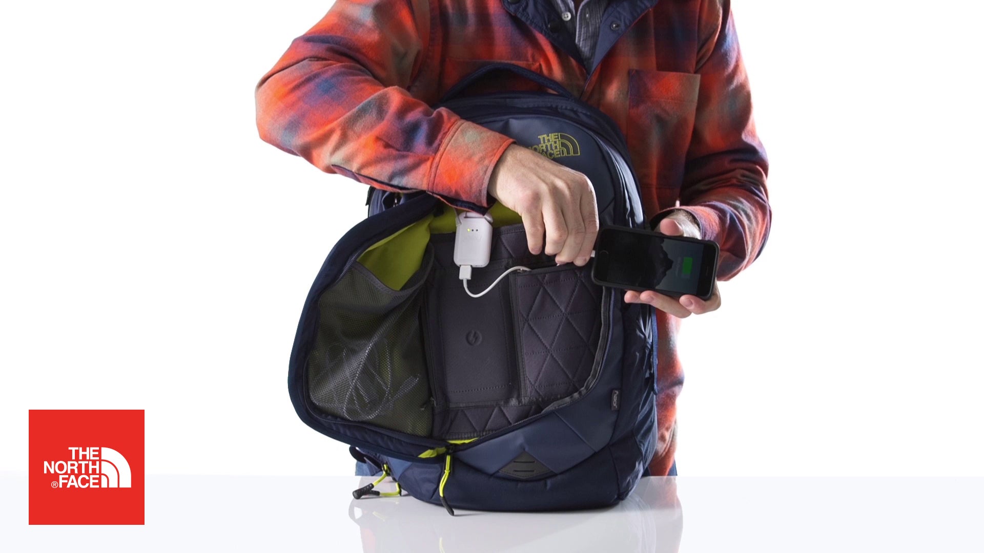 north face backpack with built in charger The North Face Inductor Charged