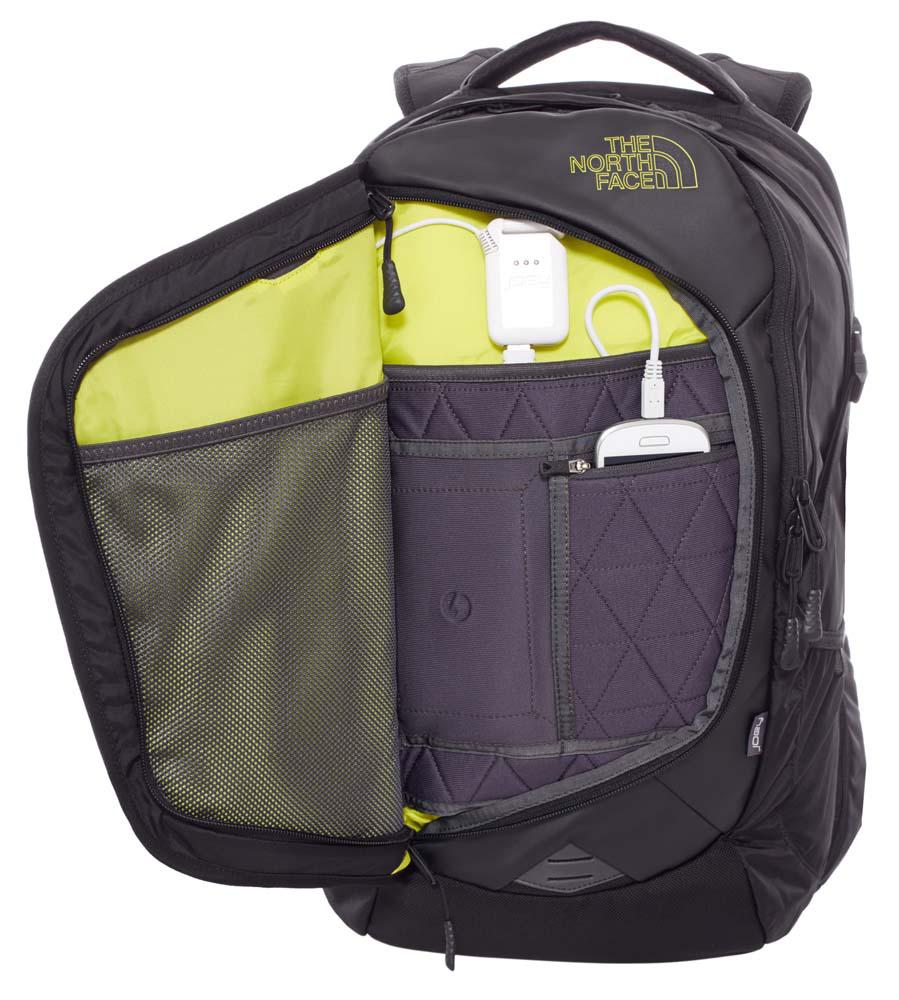 north face backpack with built in charger The North Face Inductor Charged
